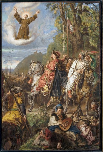 Bohdan Khmelnytsky met Tugay Bey bij Lviv door Jan Matejko