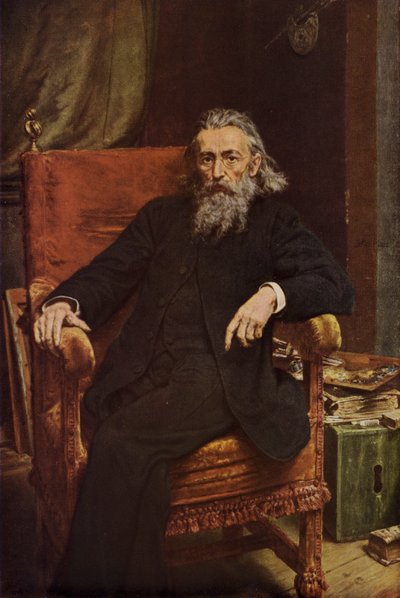 Zelfportret van de Poolse schilder Jan Matejko, 1892 door Jan Alojzy Matejko