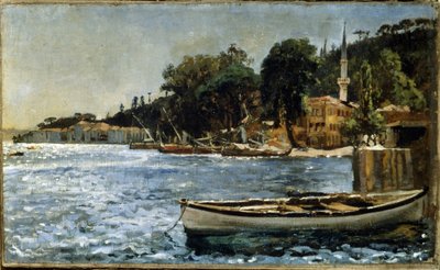 Uitzicht op Bebek bij Constantinopel door Jan Matejko