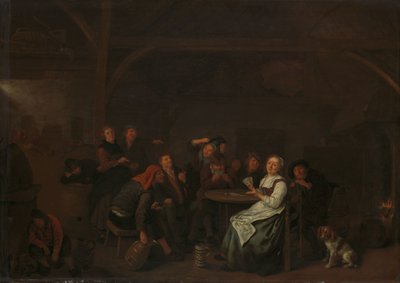Valsspelen met kaarten door Jan Miense Molenaer