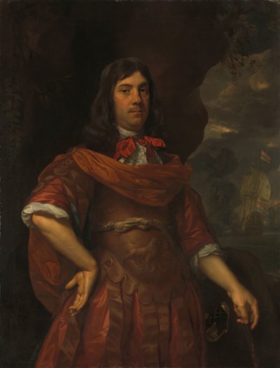 Cornelis Tromp (1629-91). Luitenant-admiraal generaal door Jan Mijtens