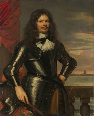 Johan van Beaumont. Kolonel in de Hollandse garde en commandant van Den Briel door Jan Mijtens