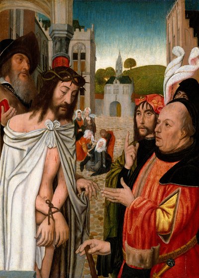 Christus getoond aan het volk door Jan Mostaert