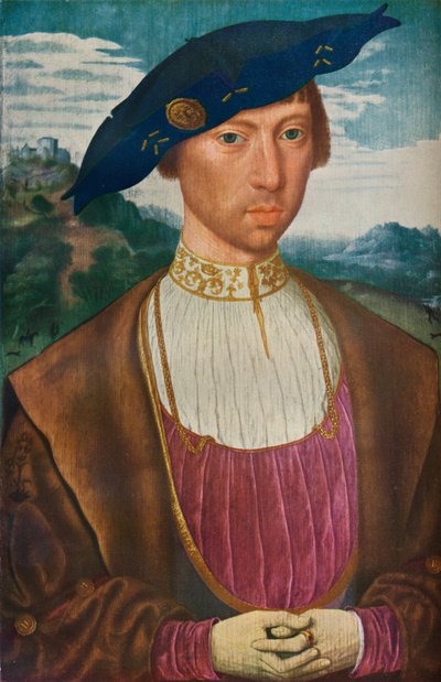 Portret van Joost van Bronckhorst, ca. 1520 door Jan Mostaert