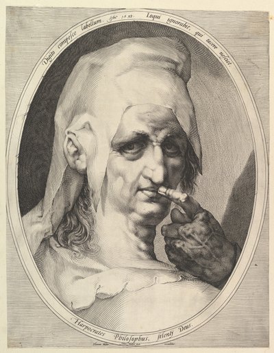 Harpocrates, filosoof door Jan Muller