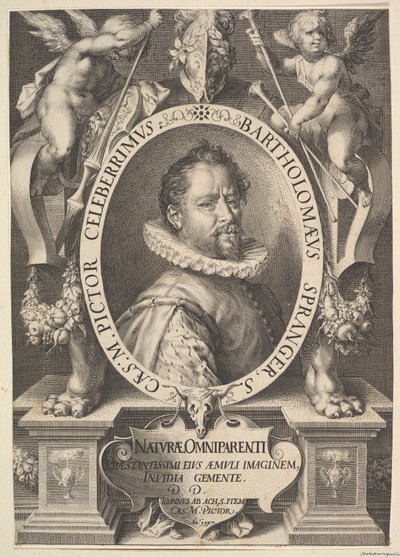 Portret van Bartholomeus Spranger, ca. 1616 door Jan Muller