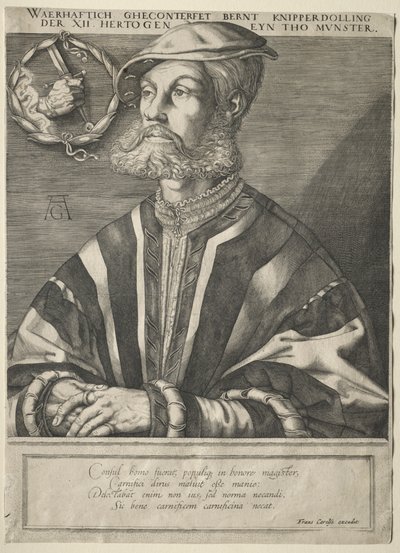 Portret van Bernard Knipperdolling door Jan Muller