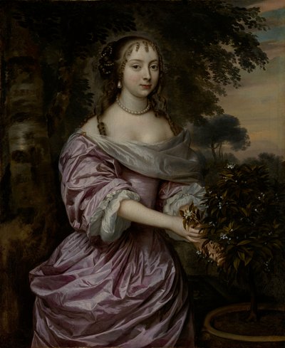 Portret van een vrouw door Jan Mytens