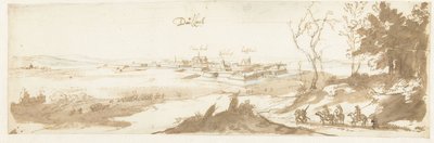 Gezicht op Doullens door Jan Peeters (I)