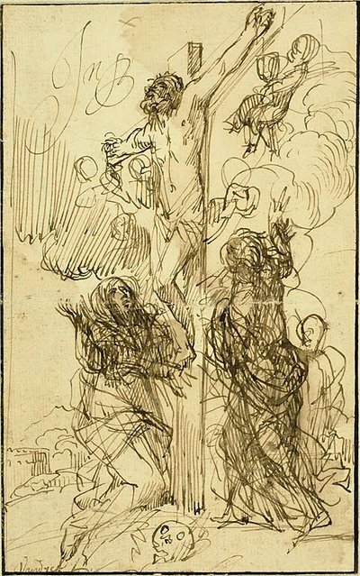 De kruisiging door Jan Philipsz. van Bouckhorst