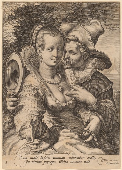 Zicht door Jan Pietersz Saenredam after Hendrik Goltzius
