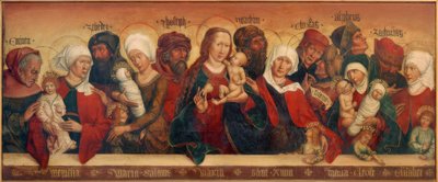 De heilige familie door Jan Polack