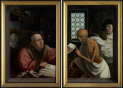 De Dood en de Vrek, ca. 1515-21 door Jan Provoost