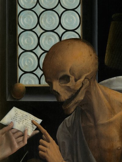 Detail (Dood en de vrek, ca. 1515-21) door Jan Provoost