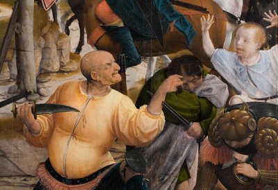Detail (Kruisiging) door Jan Provoost