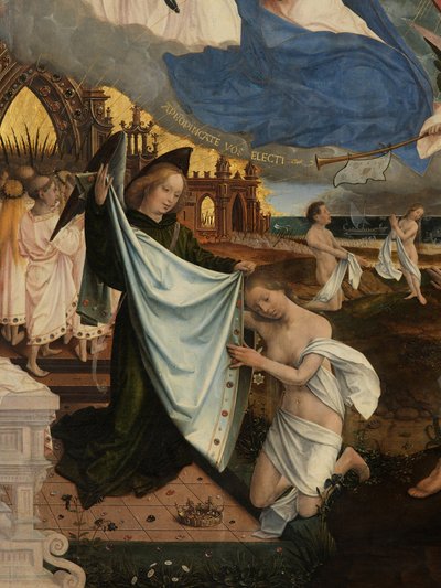 Detail van het Laatste Oordeel door Jan Provoost