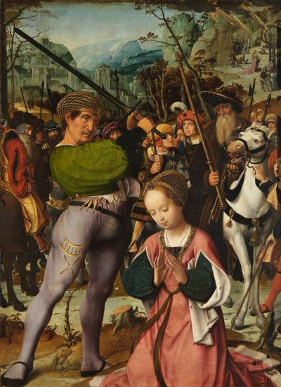 De Onthoofding van Sint Catharina door Jan Provoost
