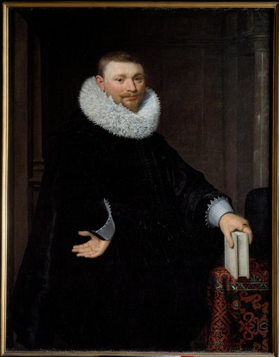 Portret van de heer Vrydags Van Vollenhoven Jr. door Jan Ravesteyn
