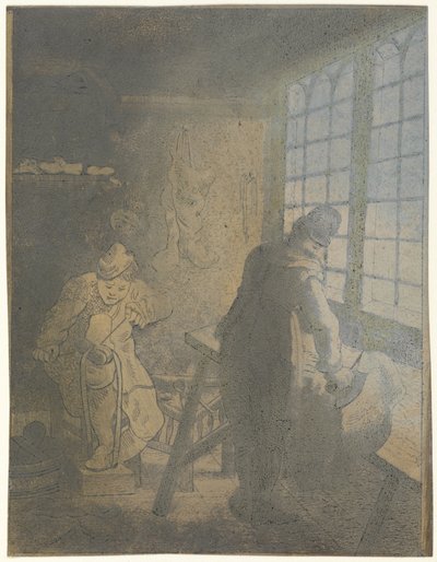 Schoenmakers door Jan Ruyscher (attributed to)