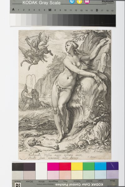 Andromeda, ca. 1609 door Jan Saenredam