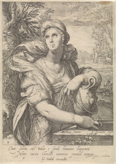 De Samaritaanse vrouw door Jan Saenredam