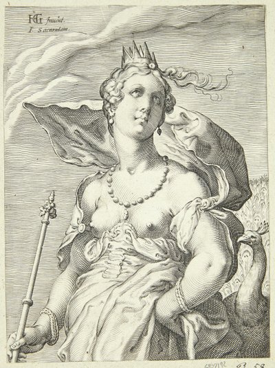 Juno door Jan Saenredam