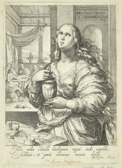 Magdalena door Jan Saenredam