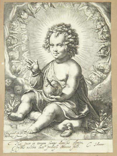 Salvator Mundi door Jan Saenredam