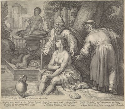 Susanna en de ouderlingen door Jan Saenredam