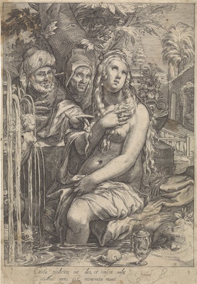 Susanna en de ouderlingen door Jan Saenredam