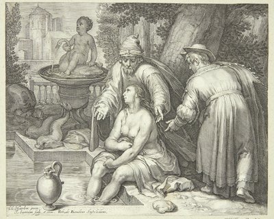 Susanna en de ouderlingen door Jan Saenredam