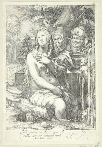 Susanna en de ouderlingen door Jan Saenredam