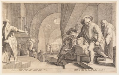 De aanbidding van de herders door Jan Saenredam