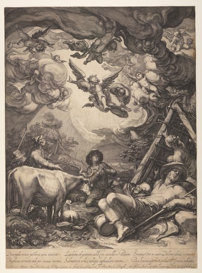 De Aankondiging aan de Herders door Jan Saenredam
