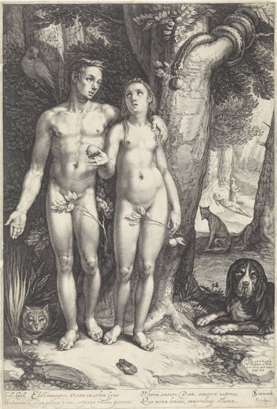 Zondeval door Jan Saenredam
