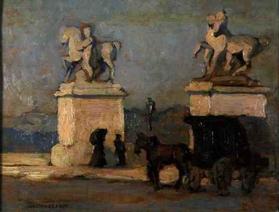Place de la Concorde, Parijs, c.1900 door Jan Stanislawski