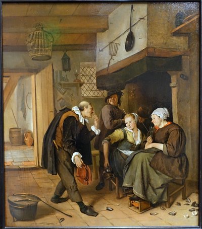 De galante door Jan Steen