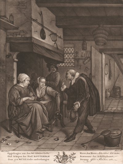 Nederlands interieur keukenscène door Jan Stolker