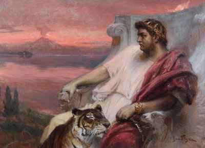 Nero in Baiae, door Styka, Jan door Jan Styka