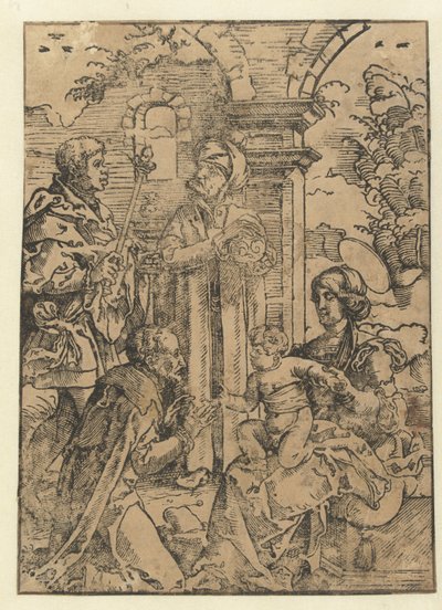 Aanbidding der drie koningen (series title) door Jan Swart Van Groningen