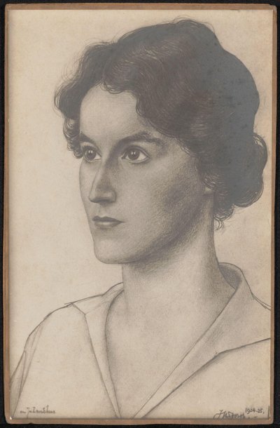 Fotoreproductie aan Jenny Kraft door Jan Toorop