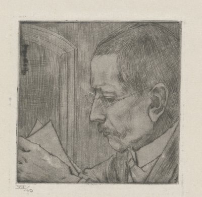 Portret van Aegidius Timmerman door Jan Toorop