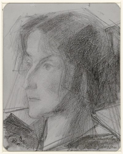 Portret van Miek Janssen door Jan Toorop