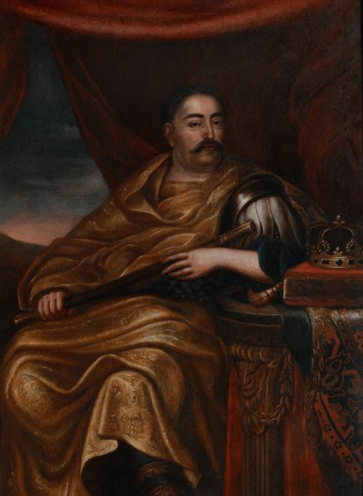 Portret van Jan III Sobieski 1629-1696, Koning van Polen en Groothertog van Litouwen door Jan Tricius
