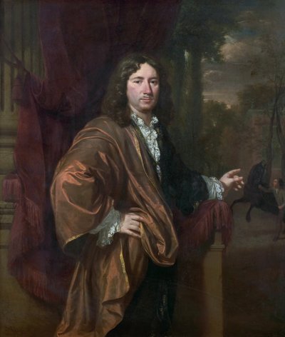 Portret van een man door Jan Verkolje