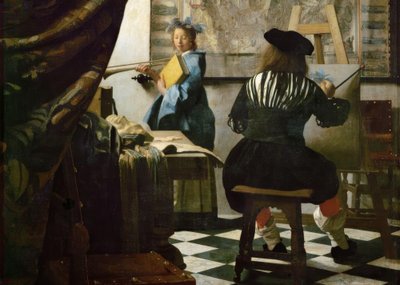 De schilderkunst door Jan Vermeer van Delft