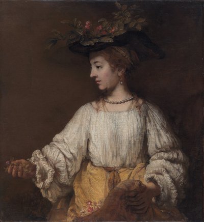 Flora door Johannes Vermeer
