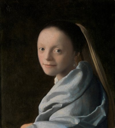 Studie van een Jonge Vrouw door Jan Vermeer van Delft