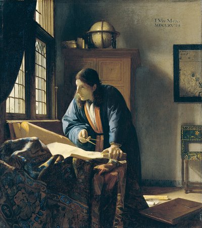 De Geograaf door Jan Vermeer van Delft