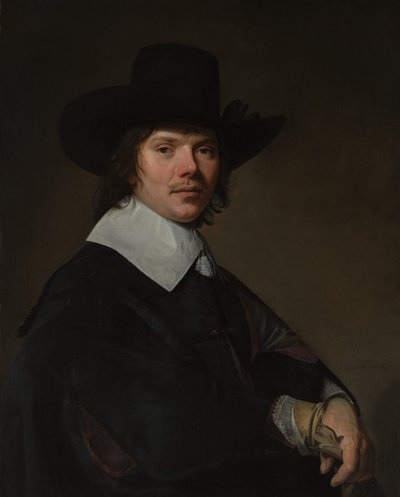 Portret van een Man, 1645 door Jan Verspronck